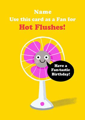 Photo of Use This Card as a Fan Birthday Card