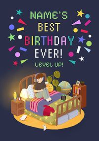 Tap to view Cosy Gaming Birthday Card