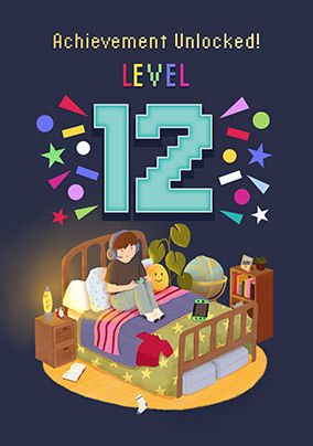Photo of Cosy Gaming Editable Age Birthday Card For Him
