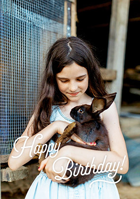 Happy Birthday Pet Portrait Card