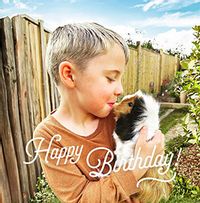 Tap to view Happy Birthday Pet Square Card