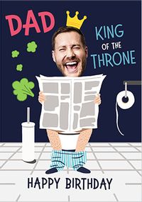 Tap to view King of the Throne Birthday Card