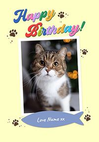 Tap to view Cat Polaroid Birthday Card