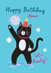 Tap to view Disco Cat Birthday Card