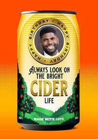 Tap to view Bright Cider Life Birthday Card