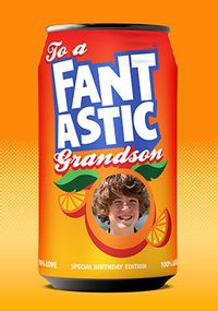 Tap to view Fanta-stic Grandson Birthday Card
