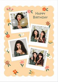 Tap to view Polaroid 4 Photo Birthday Card