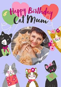 Tap to view Cat Mum Birthday Card