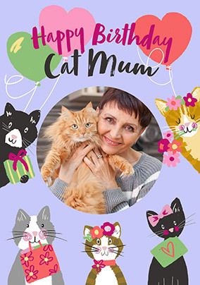Photo of Cat Mum Birthday Card
