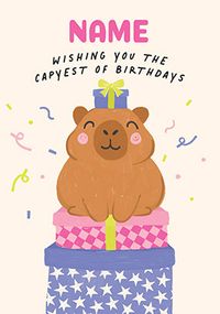 Tap to view Wishing You The Capyest Birthday Card
