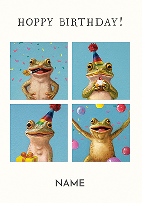 Lucia Heffernan Hoppy Birthday Card