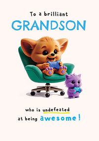 Tap to view Wimzee Grandson Birthday Card