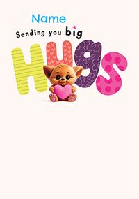 Tap to view Wimzee Sending Hugs Birthday Card