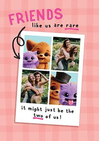 Tap to view Wimzee Friends Like Us 2 Photo Birthday Card