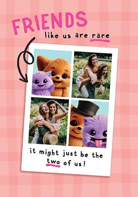 Photo of Wimzee Friends Like Us 2 Photo Birthday Card