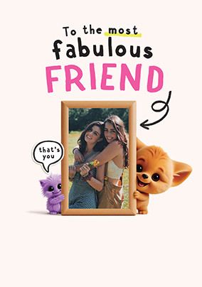 Photo of Wimzee Fabulous Friend Birthday Photo Card