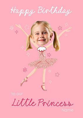Photo of To Our Little Princess Birthday Photo Card