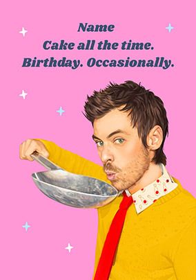 Photo of Harry Styles Birthday Occasionally Spoof Card