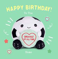 Tap to view Swizzels Love Hearts Greatest Of All Time Square Birthday Card