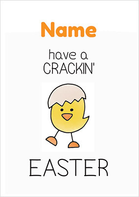 Crackin Easter Card