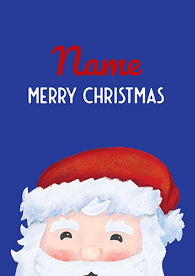 Santa Merry Christmas Card