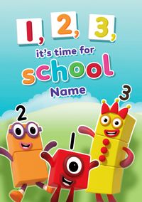 Tap to view Numberblocks Back To School Card