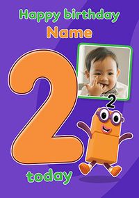 Tap to view Numberblocks 2 Today Birthday Photo Card