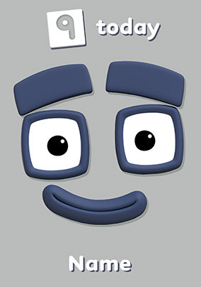 Numberblocks 9 Today Birthday Card
