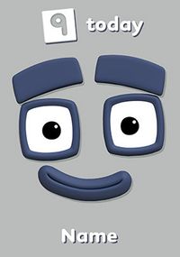 Tap to view Numberblocks 9 Today Birthday Card