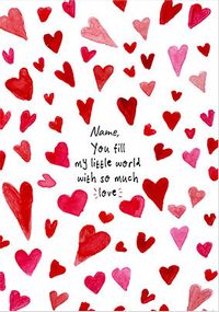 Tap to view So Much Love Personalised Valentine's Day Card