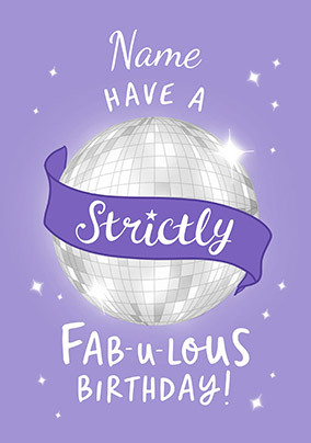 Strictly Fabulous Birthday Card