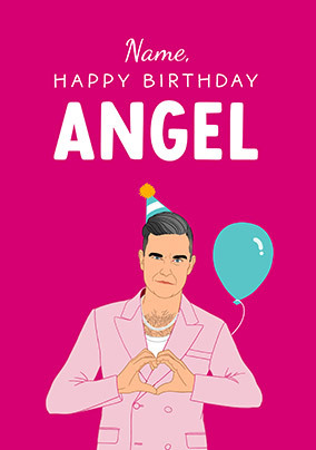 Angel Birthday Card