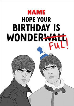 Wonderful Birthday Spoof Personalised Card