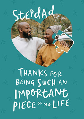 Stepdad Important Piece Father's Day Card