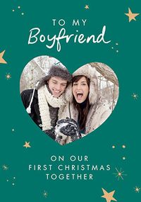 Boyfriend On Our 1st Christmas Photo Card
