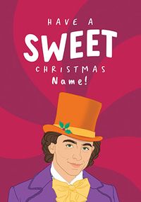 Tap to view Sweet Christmas Spoof Personalised Card