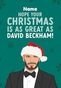 Hope your Christmas is a great as Becks Christmas Card