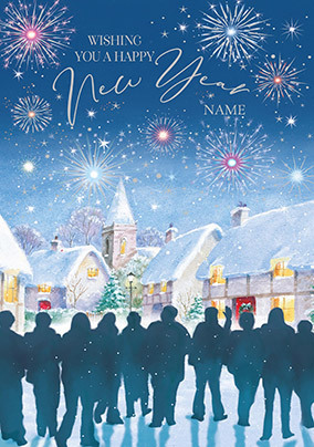 Group Personalised New Year Card