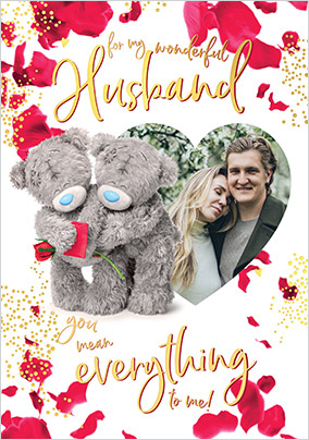 Me To You For My Wonderful Husband Valentine's Day Photo Card