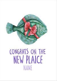 Tap to view Congrats on the New Plaice Card