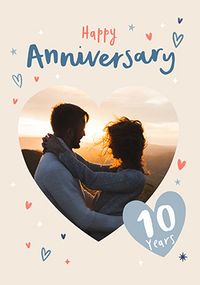 Tap to view 10 Year Photo Upload Anniversary Card