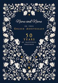 Tap to view Golden Wedding Anniversary Card