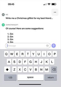 Tap to view Christmas gift List Best Friend Card