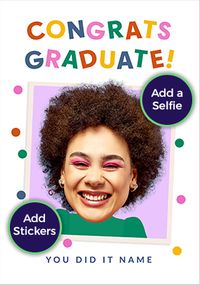 Tap to view Funky Faces Blouse Graduation Card