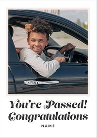 Tap to view You Passed! Photo Upload Congratulations Card