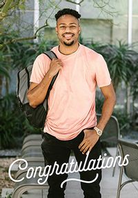 Tap to view Portrait Full Photo Congratulations Card
