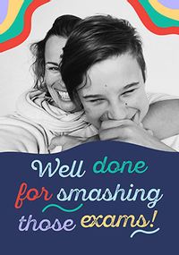 Tap to view Passed Exams Photo Upload Congratulations Card