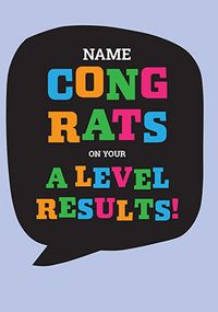 Tap to view Congratulations On Your A-Level Exam Results Card