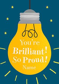 Tap to view You're Brilliant Congratulations Card