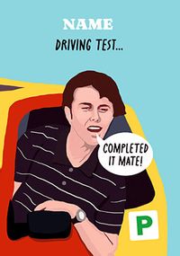 Tap to view Completed It Mate Driving Test Congratulations Card
